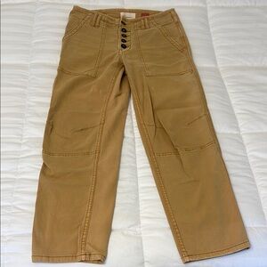 Anthropologie 'The Wanderer' Tan Canvas Pants